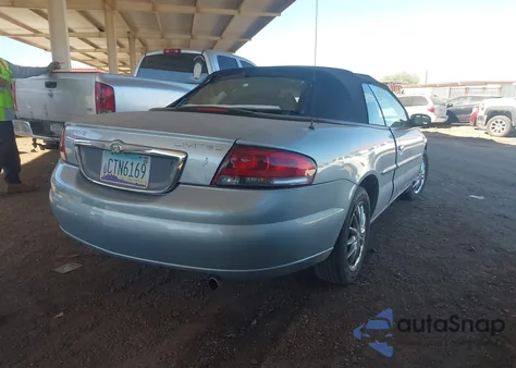 2002 Chrysler Sebring Limited из США, поврежденный, VIN 1C3EL65R72N101506